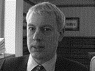 B/W dithered image